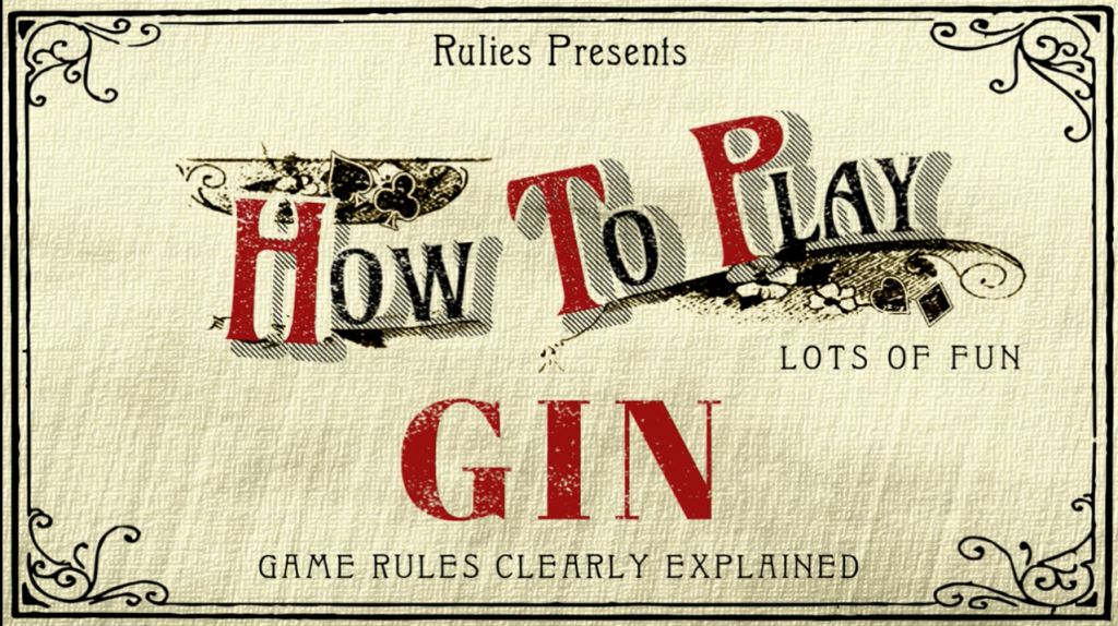how to play gin rummy instructions banner